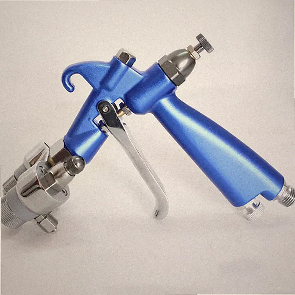 Air Compressor Double Nozzle Nanometer Paint Sprayer Air Brush HVLP Spray Gun