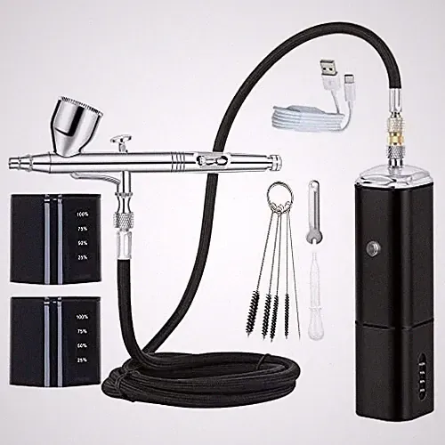 Airbrush kit with Compressor Potable Cordless Air brush kit Painting Pen
