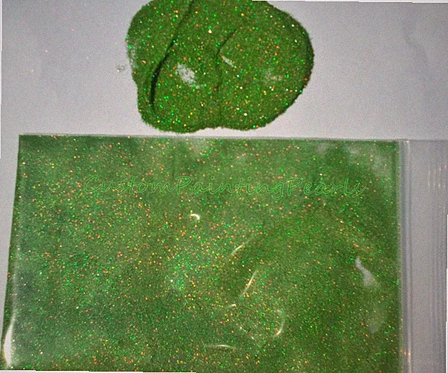 Apple Green Halo Flake Holographic .004" HVLP air brush gun