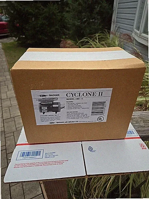 Badger Air-Brush 180-11 E46046 Air Brush Compressor Cyclone II, NEW