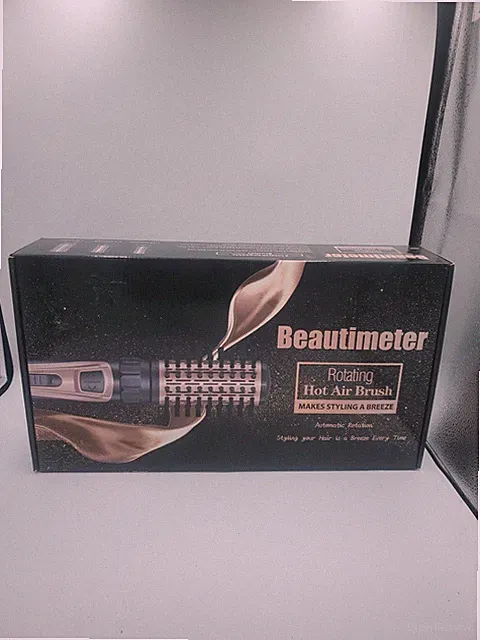 Beautimeter Rotating Hot Air Brush, w/ 3 Interchangeable Brushes 3 Heat Settings