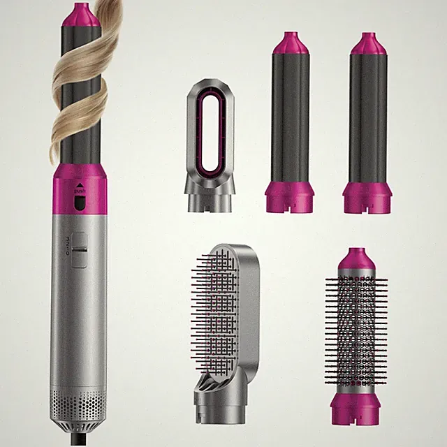 Hot-Air Hair Brushes,5 in 1 Multi Hair Styler High-Speed Negative Ionic HairDry