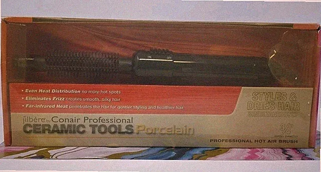 JBP75A ConairPRO Ceramic Tools 3/4" Far-Infrared Professio Hot Air Brush 2013