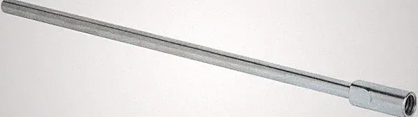 PRO SOURCE 12" Extension for Power Tube Brush: 3/8" Shank, 1/2-12 Female Thread