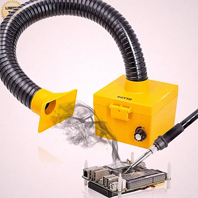 Strong Suction Smoke Absorber HEPA Filter for Soldering Welding 3D Printing