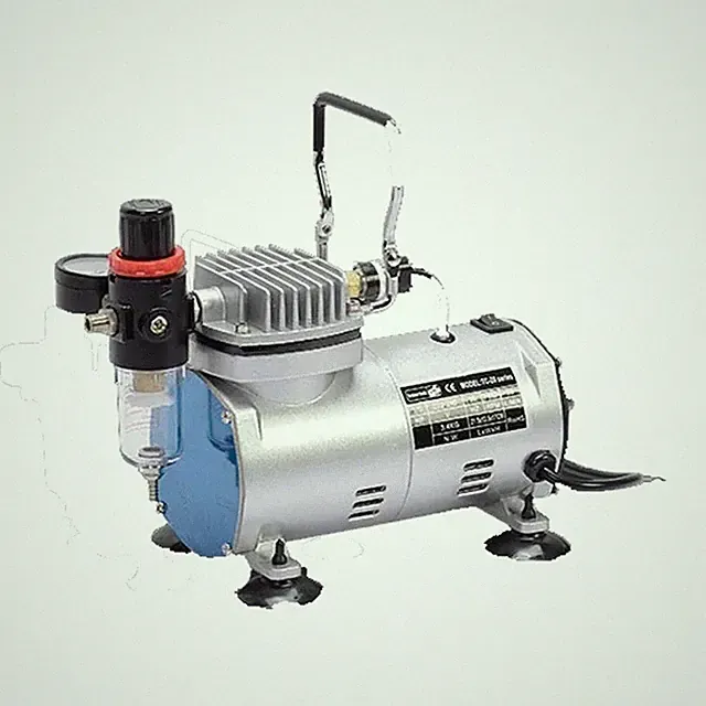 TC-208 Mini Air Compressor 220V Ultra Quiet Oil-free Vacuum Pump Fully Enclosed